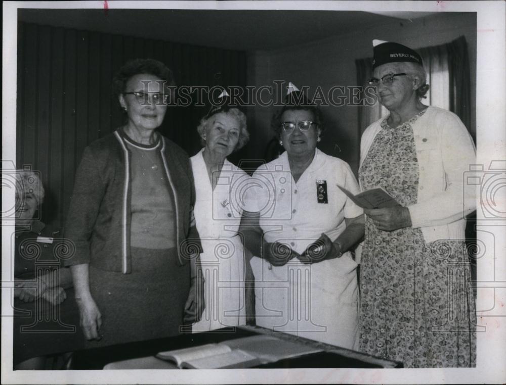 1970 Press Photo Ladies Auxilary of Beverly Hills Members World war 1 Members - Historic Images