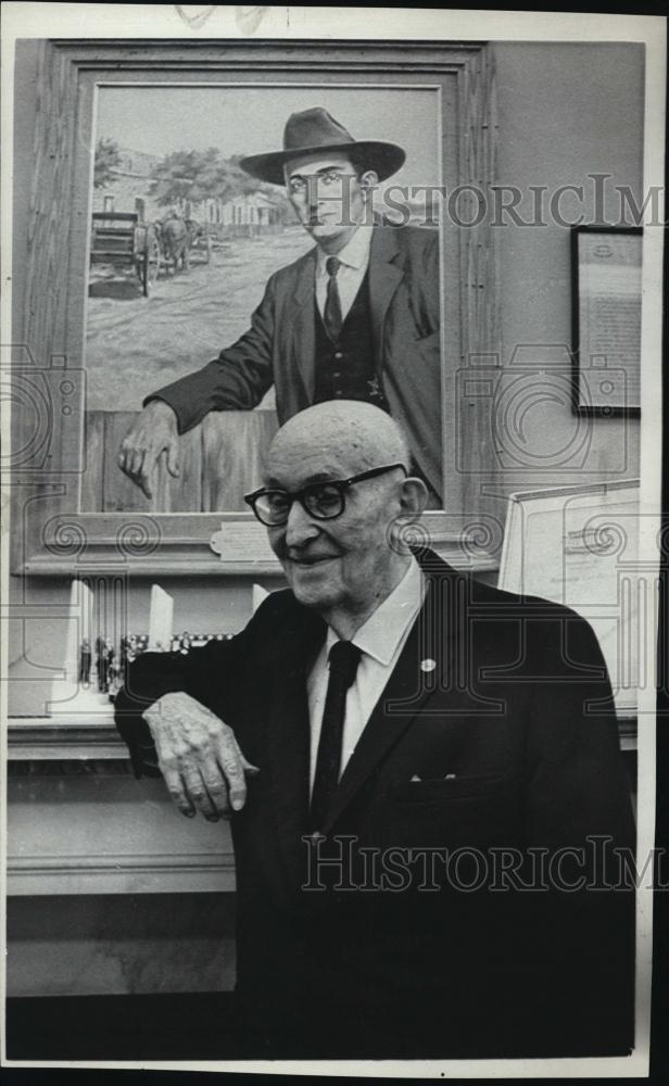 1972 Press Photo Ex Senator, Carl Hayden of Arizona - RSL45727 - Historic Images