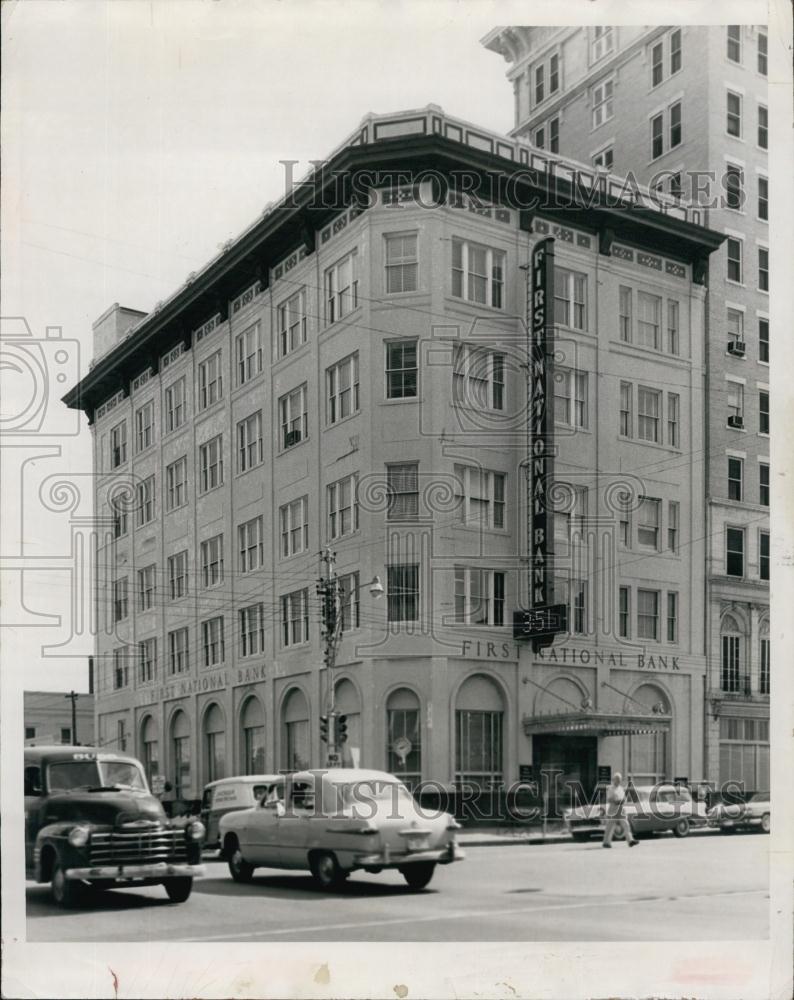 1959 Press Photo First National Bank in Central Ave, St Petersburg - RSL65011 - Historic Images