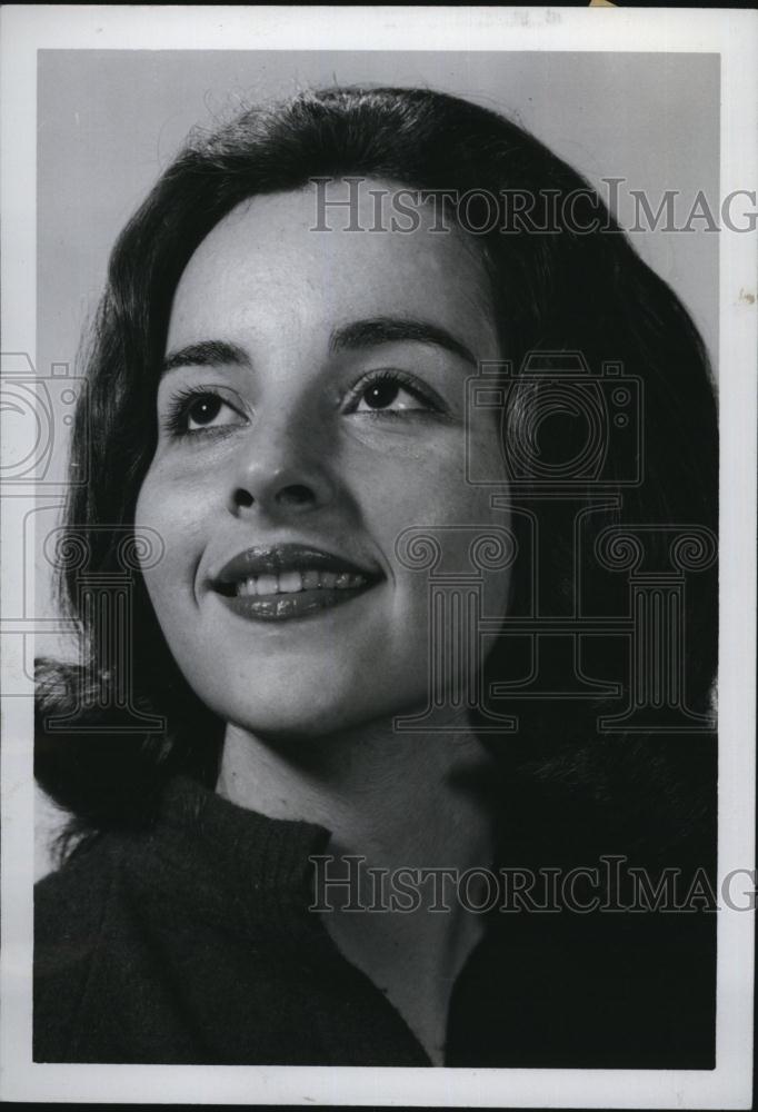 1961 Press Photo Ferne Mintz, Boston University Homecoming Contest, Beauty - Historic Images