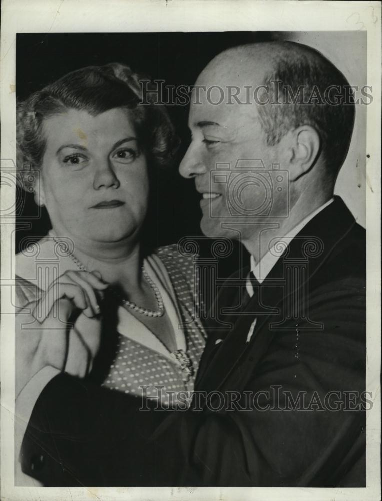 1940 Press Photo William C Bullitt, US Ambassador to France, Mrs J Farley - Historic Images