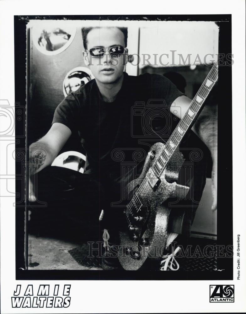 Press Photo Musician Jamie Walters on Atlantic music label - RSL01255 - Historic Images