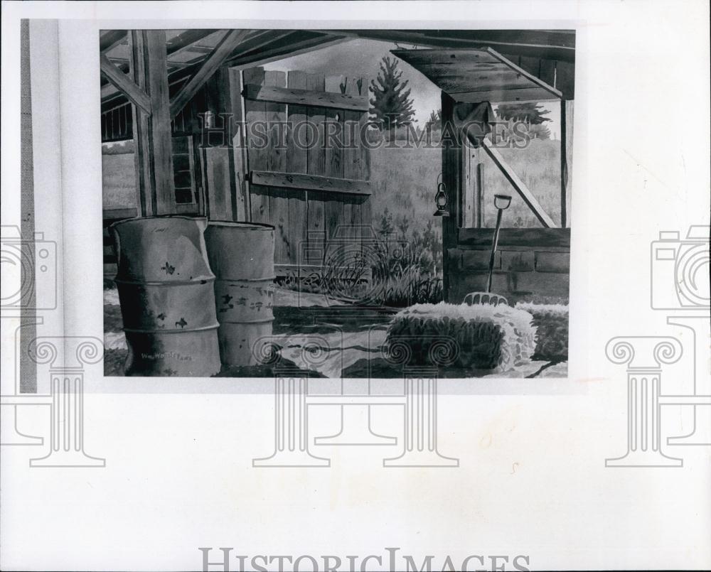 1973 Press Photo &quot;Morning Sunlight&quot; by William Wensley - RSL67033 - Historic Images