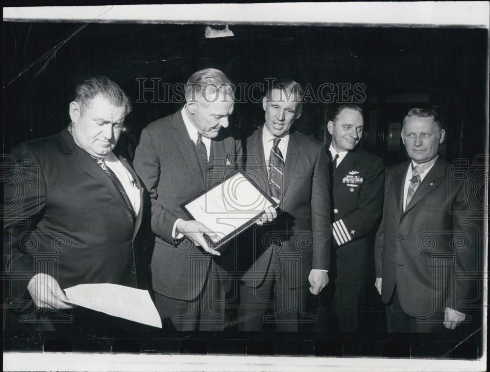 1970 Press Photo AmbHenry C Lodge at Congressional Medal ceremony - RSL05963 - Historic Images