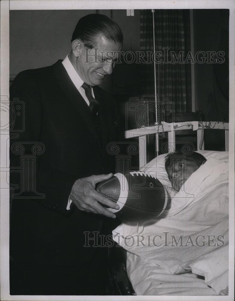1966 Press Photo Anthony Brincola visited by6 Mass Gov Volpe - RSL79999 - Historic Images