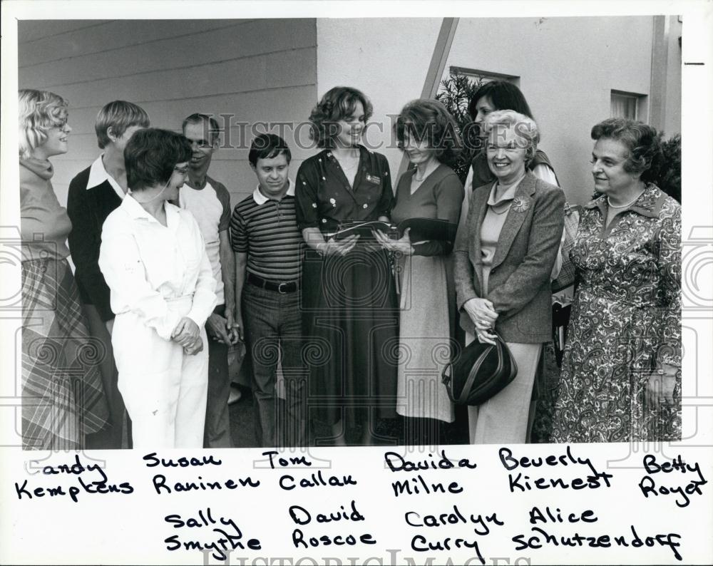 1980 Press Photo UPARC Carndy Kempkens, Susan Raininen, Sally Smythe, Tom Callan - Historic Images