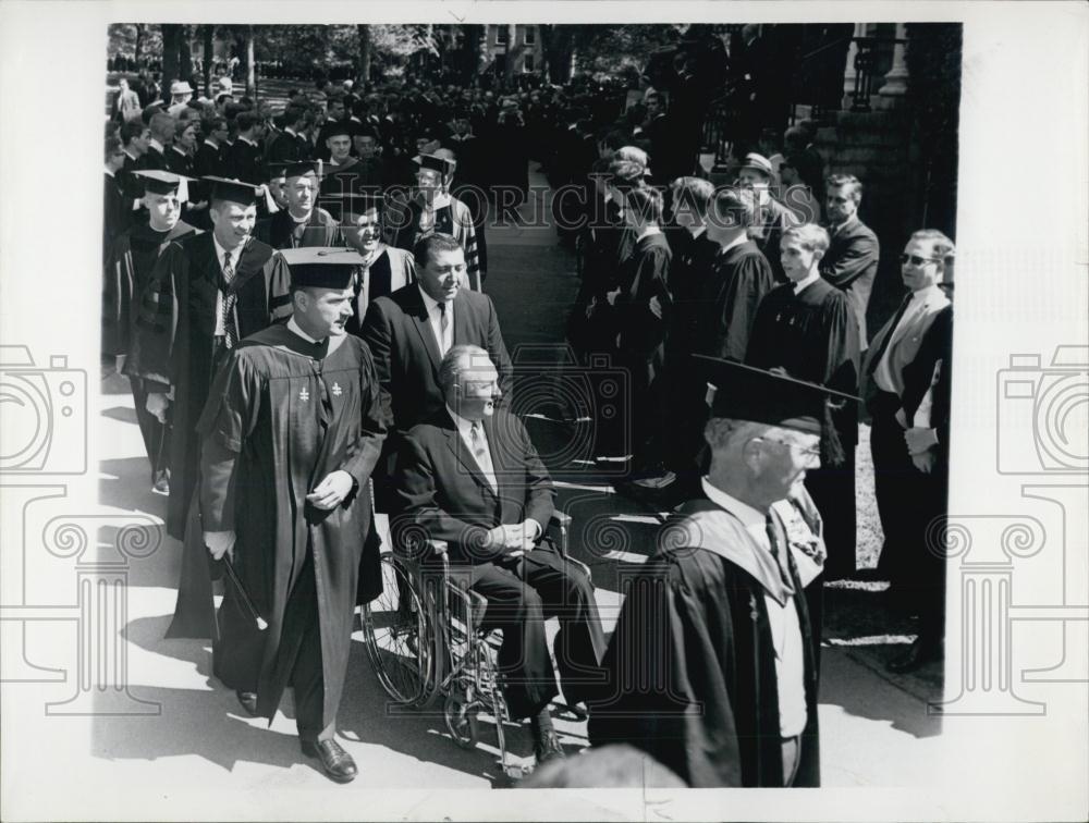 1964 Press Photo Mayoy John F Collers at Harvard - RSL05469 - Historic Images