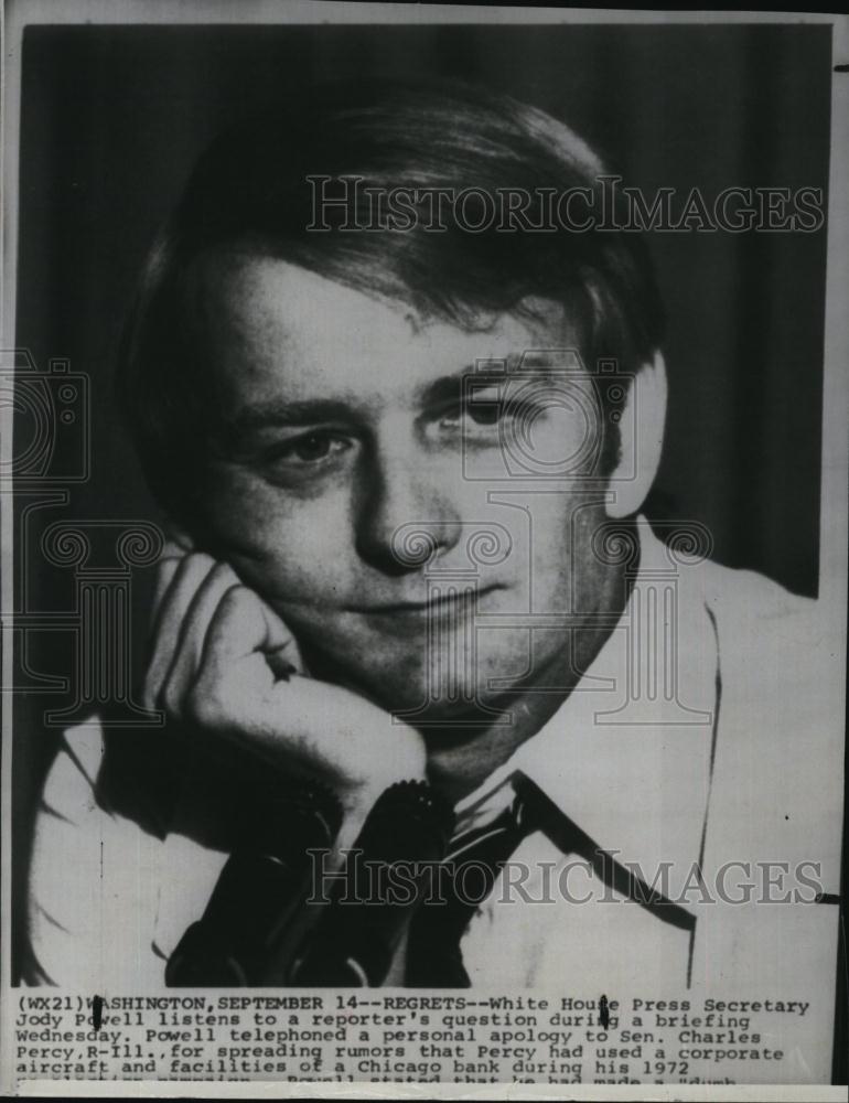 1977 Press Photo White House Press Secretary Jody Powell - RSL92085 - Historic Images