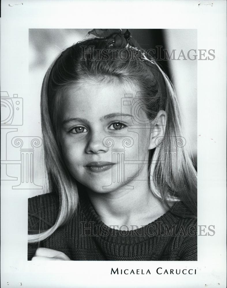 1996 Press Photo Actress Micaela Carucci Poses - RSL42741 - Historic Images