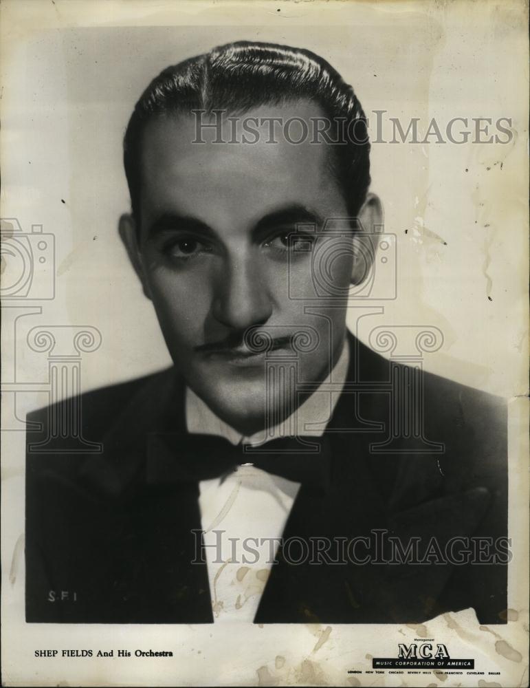 1945 Press Photo Shep Fields And His Orchestra, Band Leader - RSL84665 - Historic Images