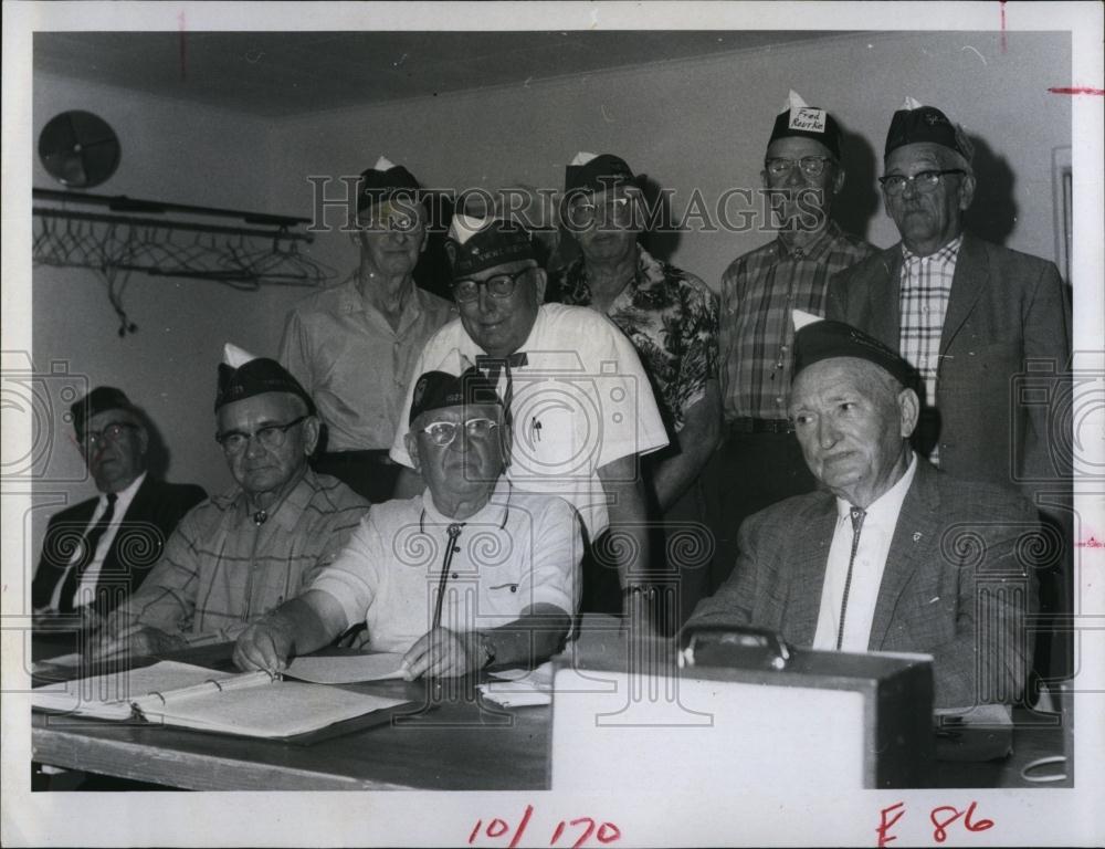 1969 Press Photo Veterans World War I Buena Vista Barrack 1929 - RSL98473 - Historic Images