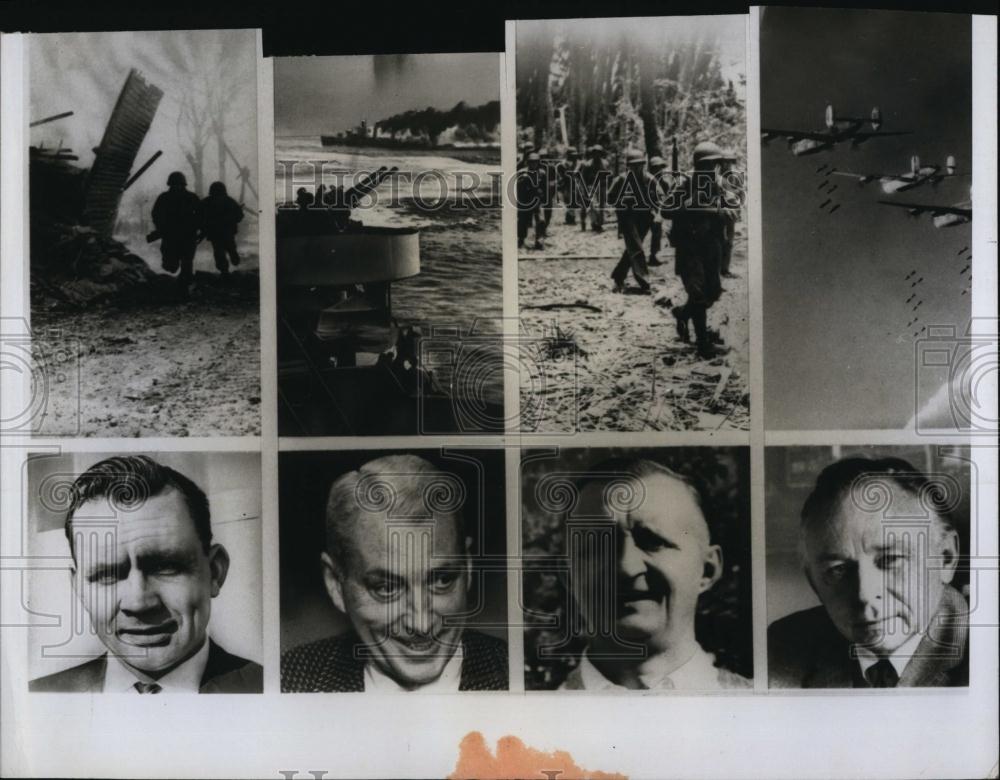1966 Press Photo Ralph Nepel, J Hamilton Napier, Jr Ed O'Neill World War II - Historic Images