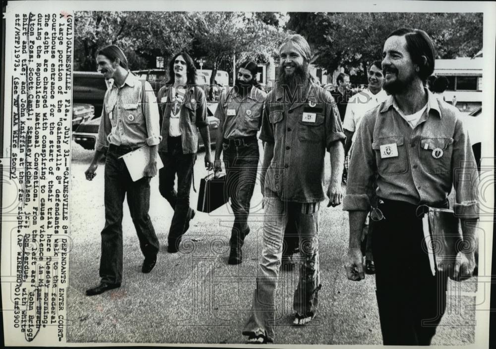 1973 Press Photo John Briggs, A Foss, S Camil, S Michelsen, D Perdue, J Kniffin - Historic Images