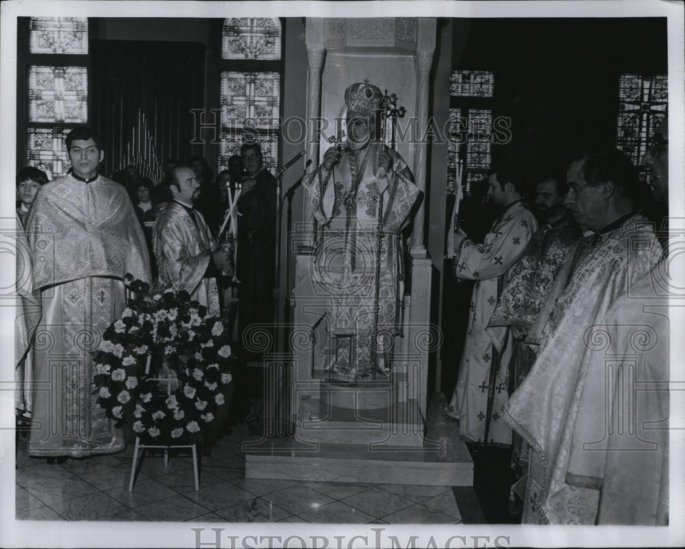 1972 Press Photo Eminence Archbishop Iakovos Greek Orthodox Church - RSL86353 - Historic Images