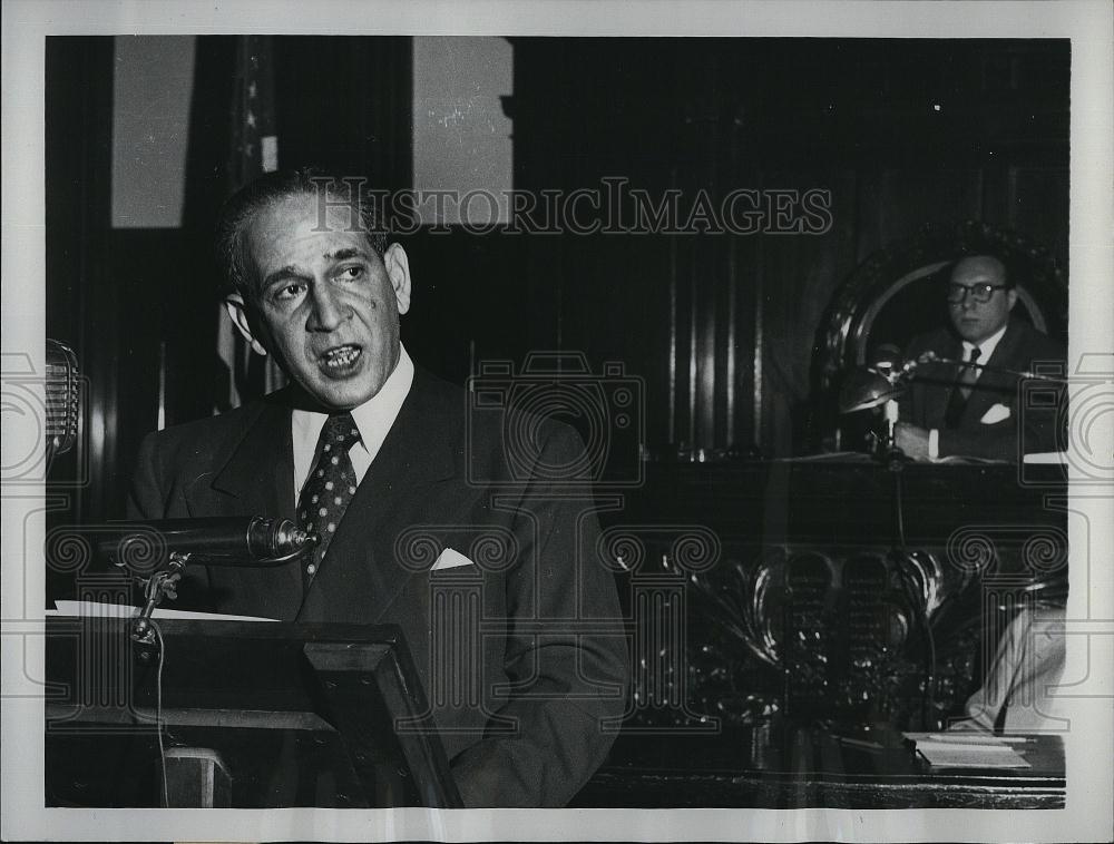 1952 Press Photo Mayor Vincent Impellitteri - RSL85315 - Historic Images