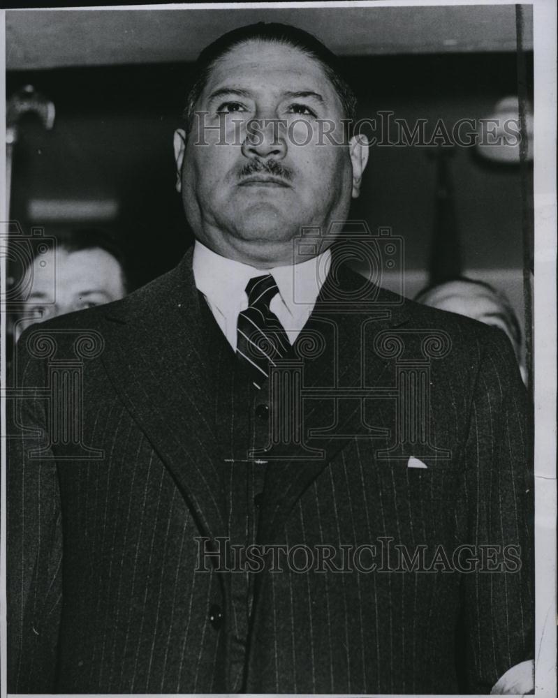 1943 Press Photo President Enrique Penaranda Bolivia government overthrown coup - Historic Images