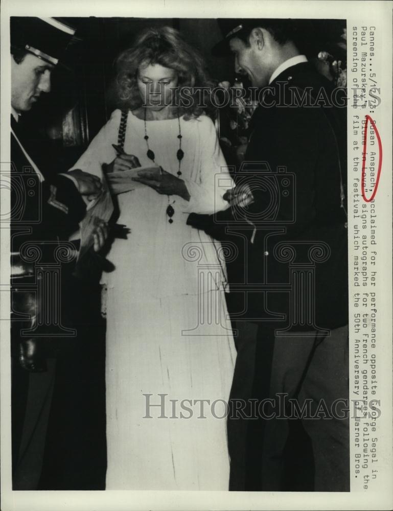 1973 Press Photo Susan Anspach Blame in Love - RSL47645 - Historic Images