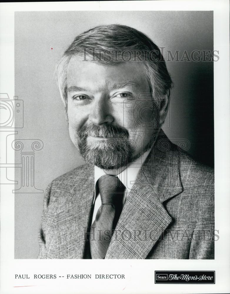 1981 Press Photo Sears Fashion Director Paul Rogers - RSL65617 - Historic Images