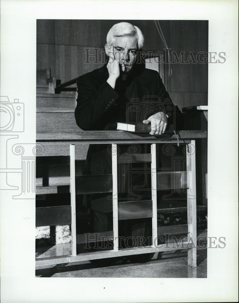 1991 Press Photo Father William Fay of StJohn Seminary - RSL45301 - Historic Images