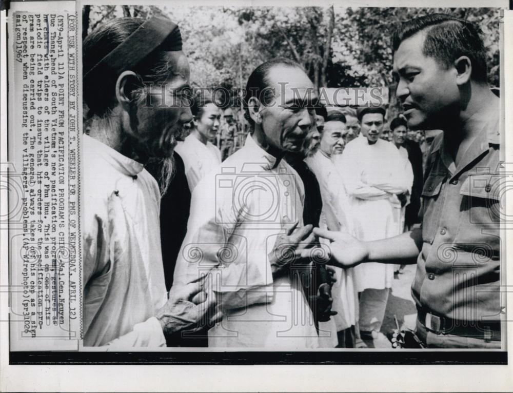 1967 Press Photo Maj Gen Nguyen Duc Thang - RSL70273 - Historic Images