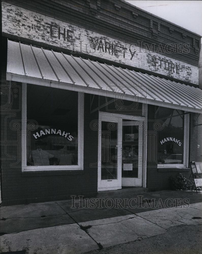 1978 Press Photo Hannah&#39;s Store - RSL91721 - Historic Images