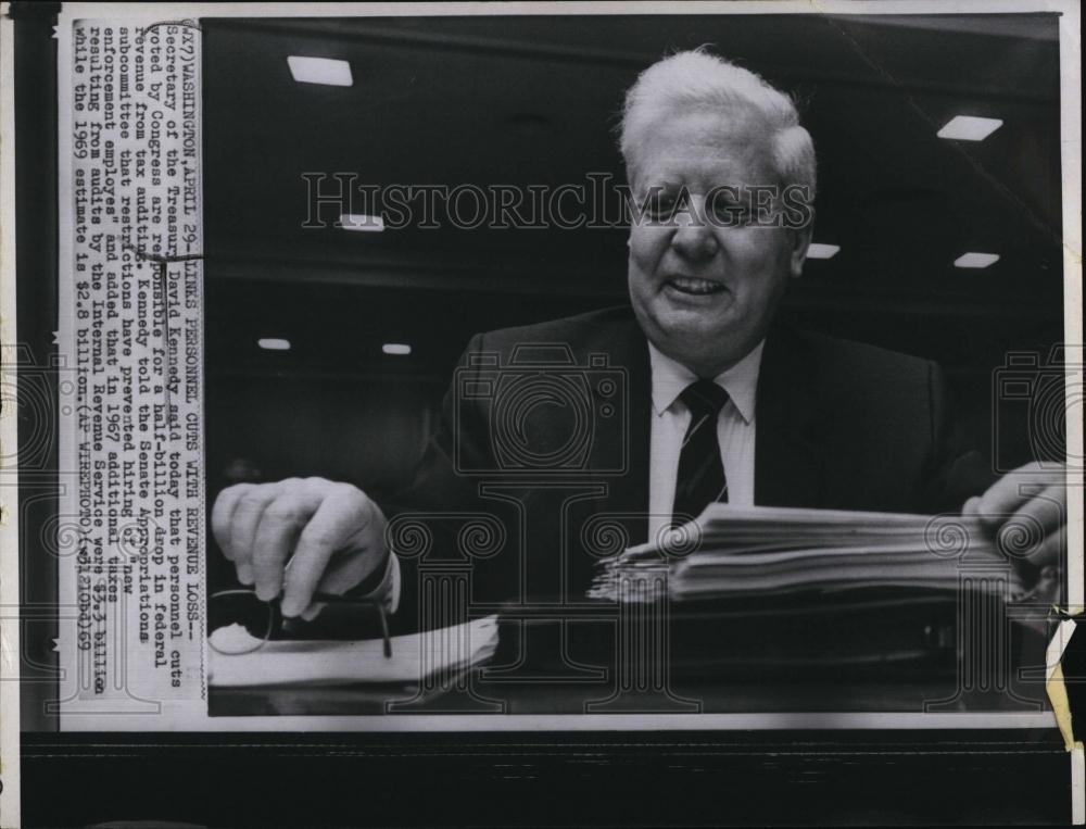 1969 Press Photo Secretary of the Treasury, David Kennedy - RSL95835 - Historic Images