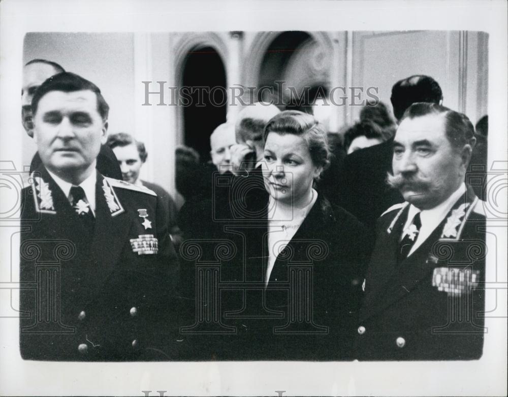 1956 Press Photo Ekaterina Furtseva 1st Secretary Of Moscow City Communist Party - Historic Images