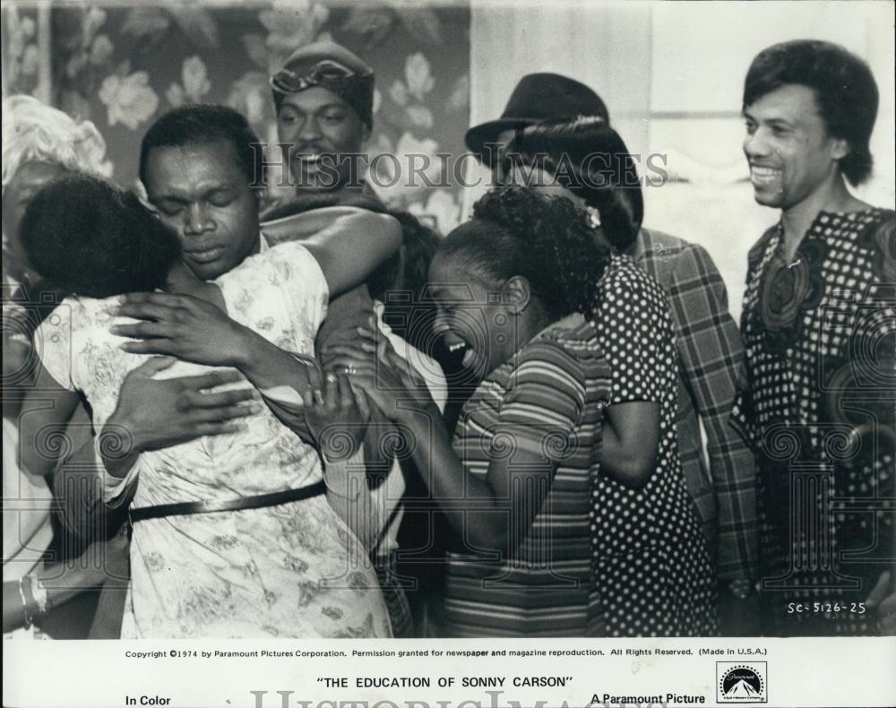 1974 Press Photo Rony Clayton in &quot;The Education of Sonny Carson&quot; - RSL05441 - Historic Images