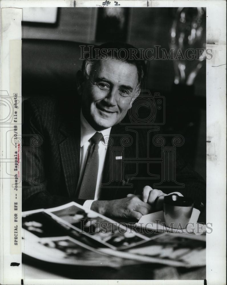 1988 Press Photo Florida developer , Joseph Zappalla - RSL91453 - Historic Images