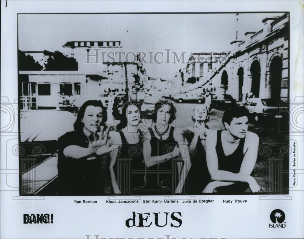 Press Photo Tom Barman Klaas Janzoons Stef Kamil Carlens Julie de Borgher Rudy - Historic Images