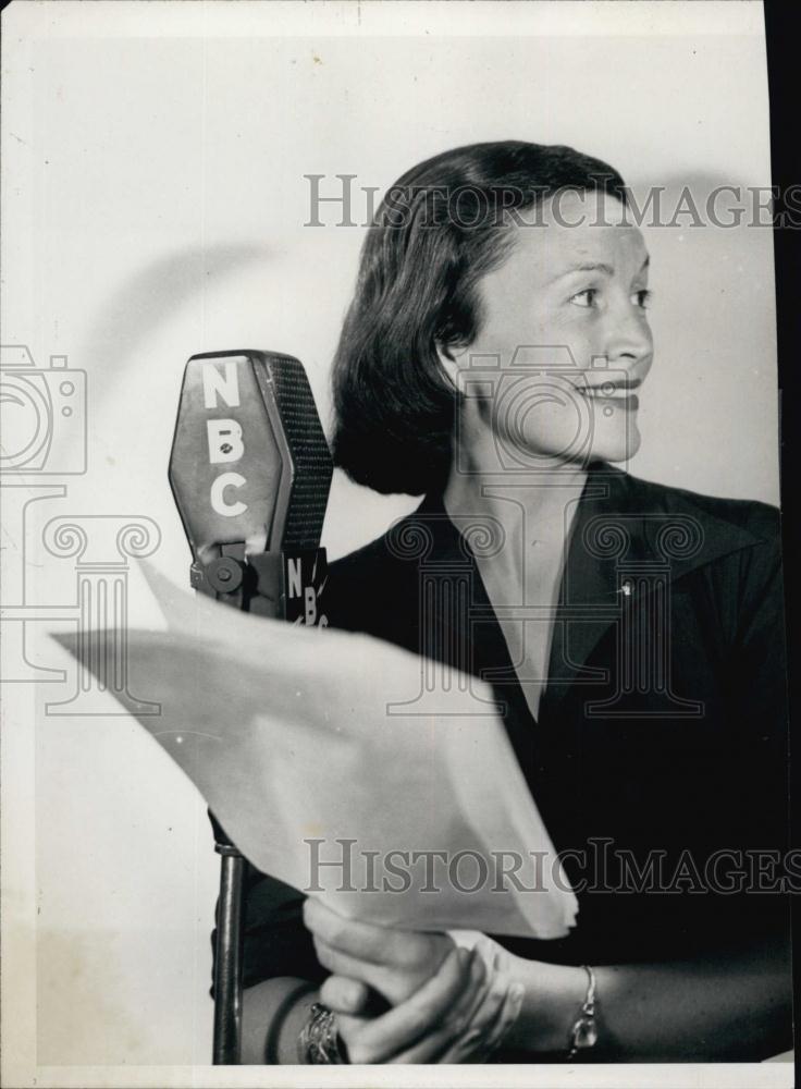 1950 Press Photo Fran Carlon &amp; Edward Pawley star in &quot;Big Town&quot; - RSL59631 - Historic Images