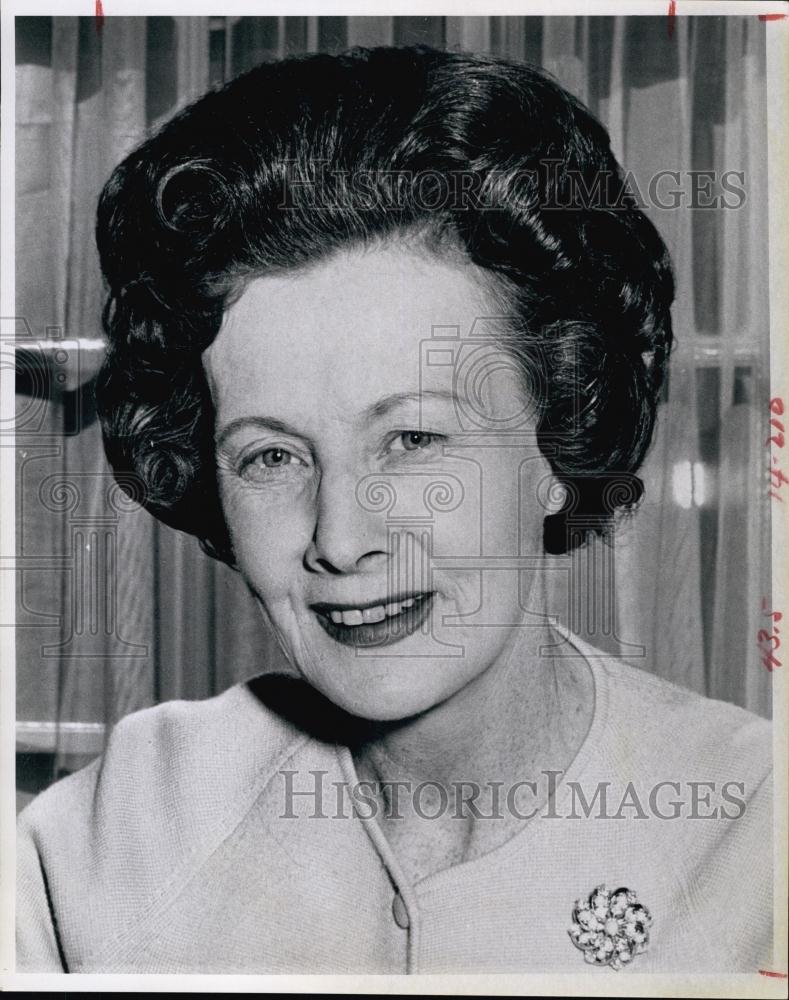 1969 Press Photo Mrs Barbara Castle Politician - RSL62943 - Historic Images