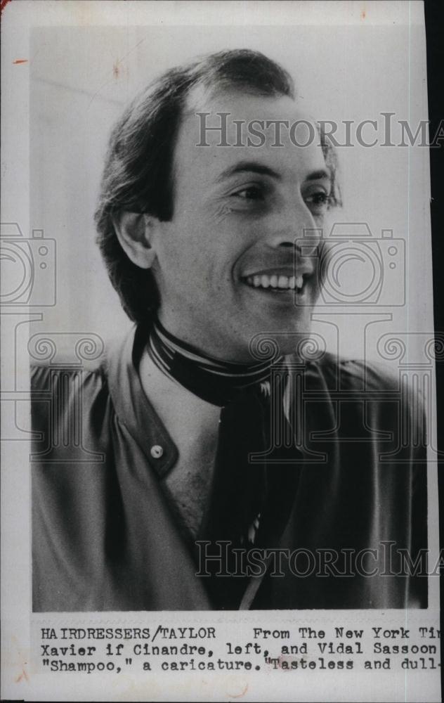 1975 Press Photo New York hairdresser Xavier Zeitournian - RSL91493 - Historic Images