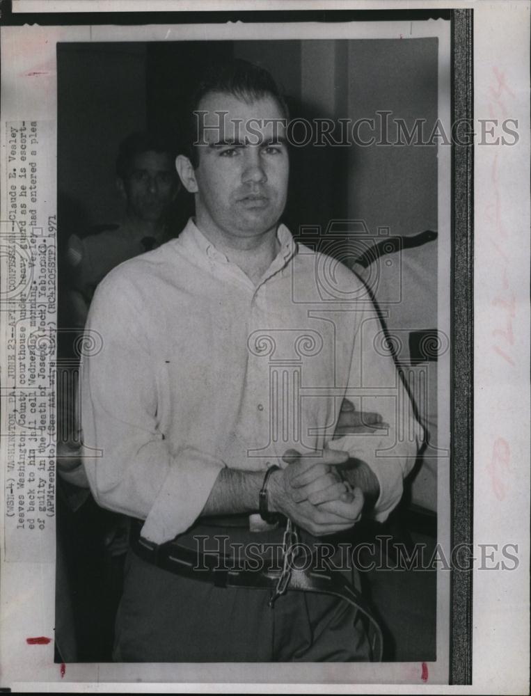 1971 Press Photo Claude Vealey Pleads Guilty To Conspiracy Charges - RSL92431 - Historic Images