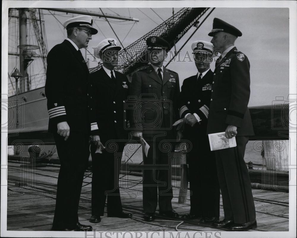 1958 Press Photo Karl O A Zittel, Frank A Leamy, James E Briggs, W Smedberg - Historic Images