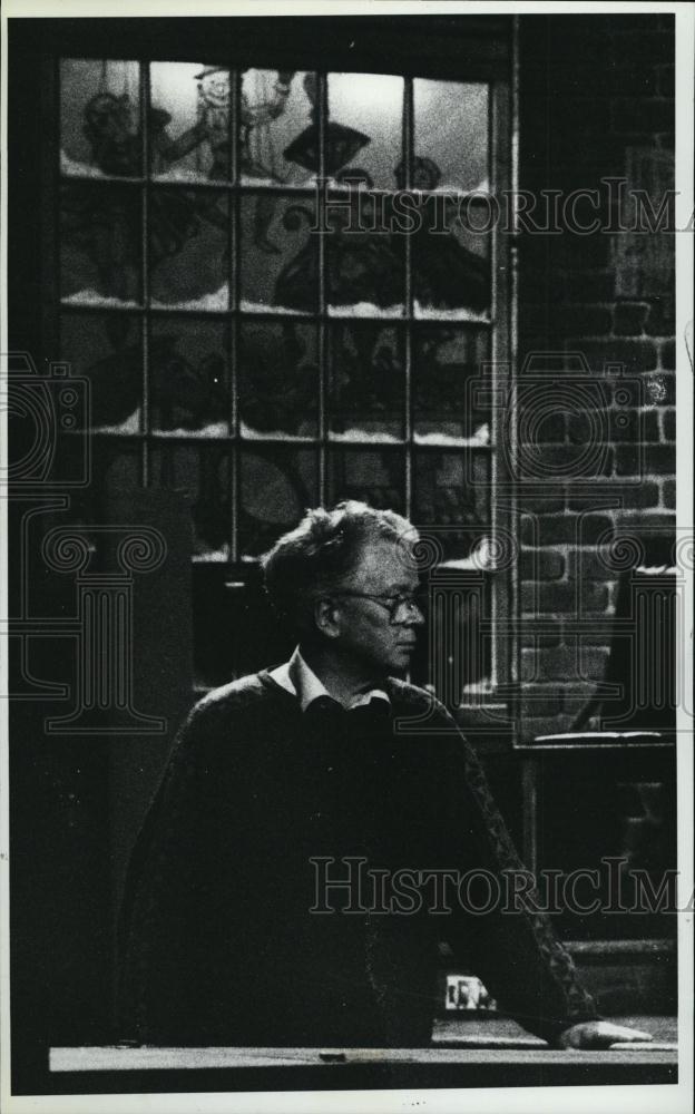 1989 Press Photo Choreographer Ron Smedley at Sanders Theater Harvard University - Historic Images