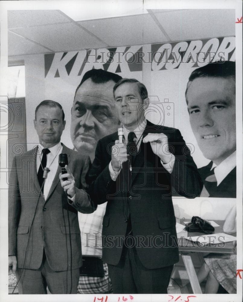 1979 Press Photo Osborne Press Conference Claude Kirk - RSL63563 - Historic Images