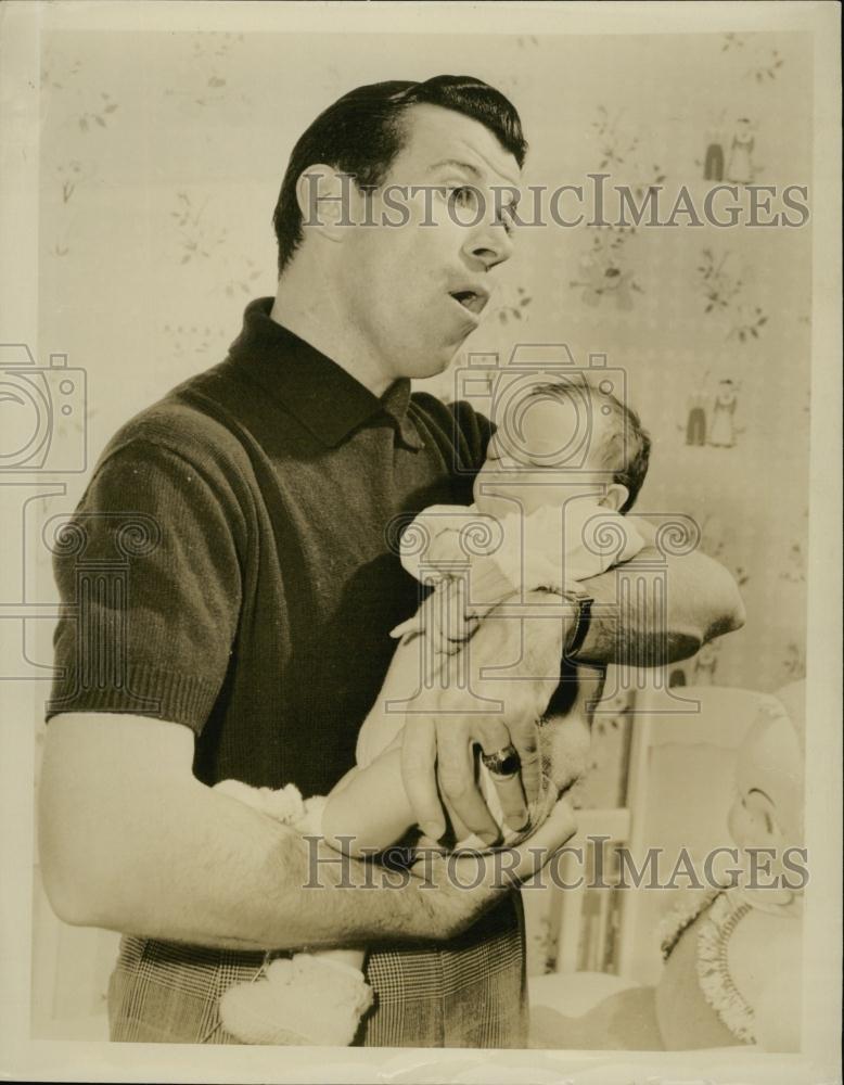 Press Photo Actor Dennis Day In &quot;A Day In The Life Of Dennis Day&quot; - RSL61037 - Historic Images