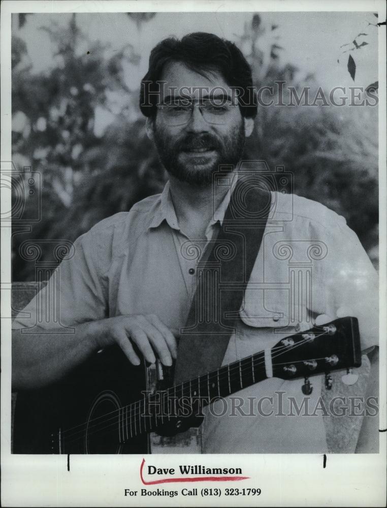 1987 Press Photo Dave Williamson contemporary worship singer - RSL92199 - Historic Images