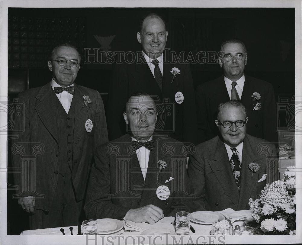 1951 Press Photo Frederic Briscoe, Ralph Binney, Thomas Salvi, J Alan Ross - Historic Images