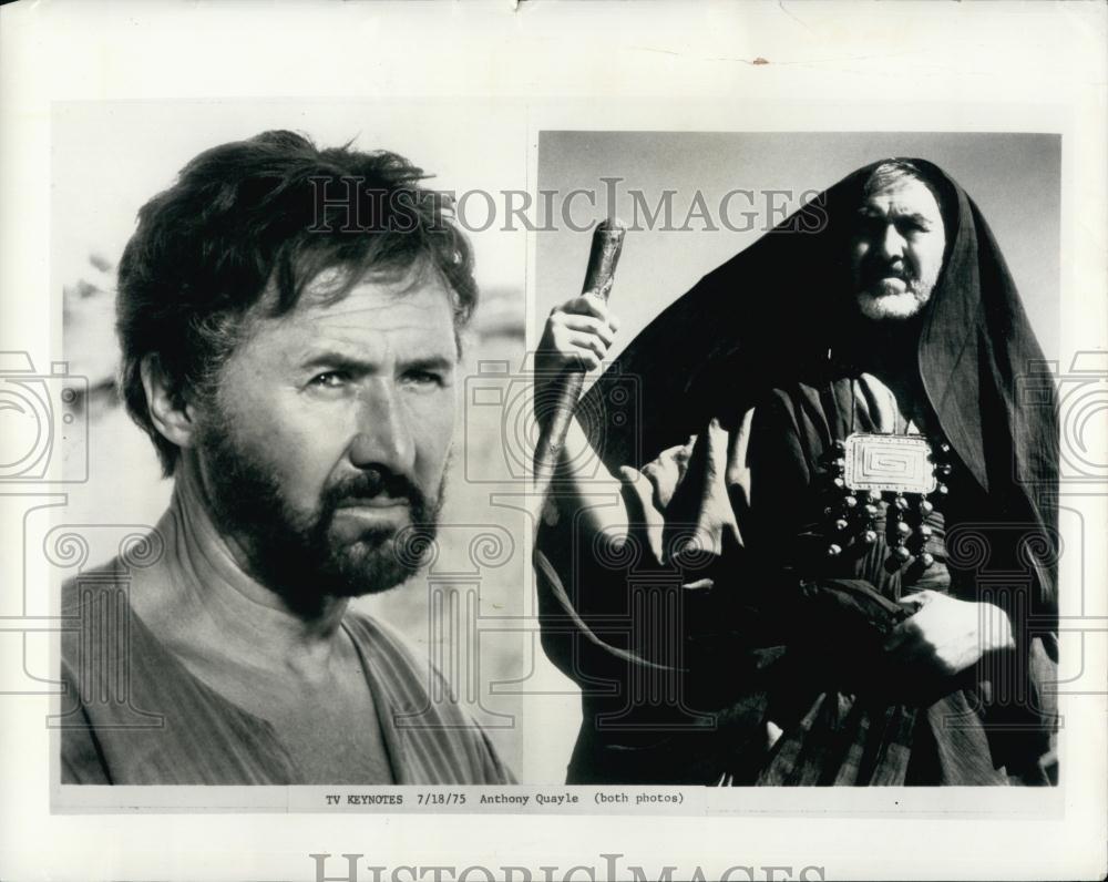 1975 Press Photo Actor Anthony Quayle - RSL68067 - Historic Images