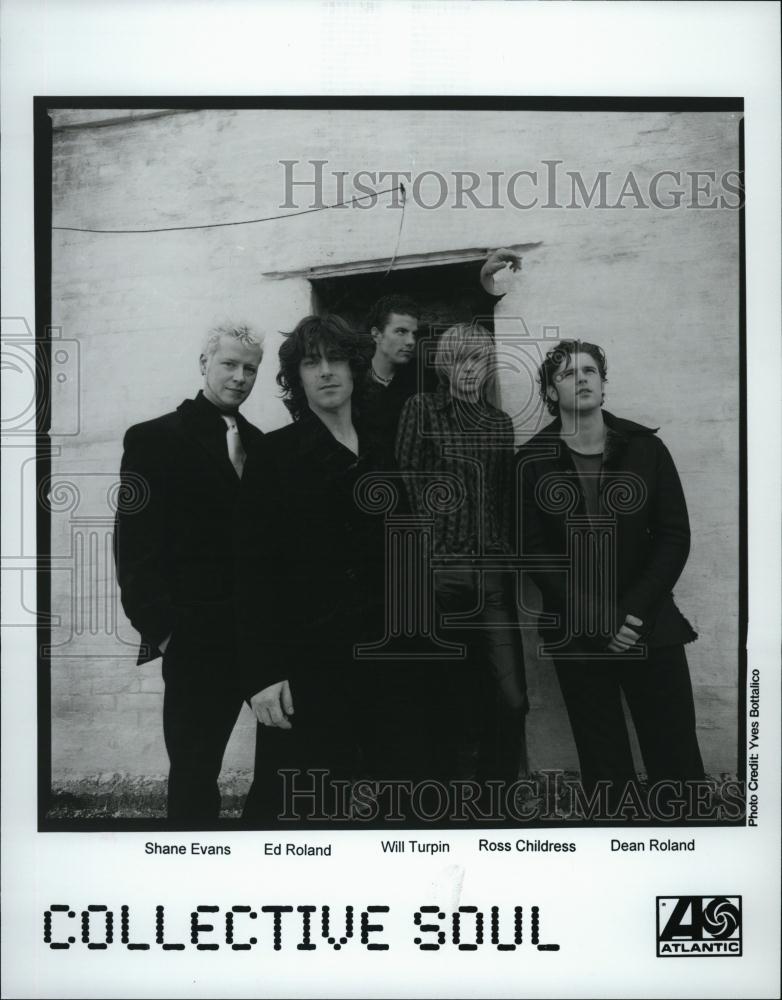 1999 Press Photo Collective Soul: Evans, Roland, Turpin, Childress, Roland - Historic Images