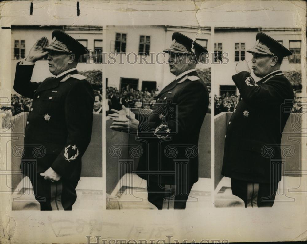 1951 Press Photo Marshal Tito Yugoslav chief state speech Serbs - RSL98813 - Historic Images