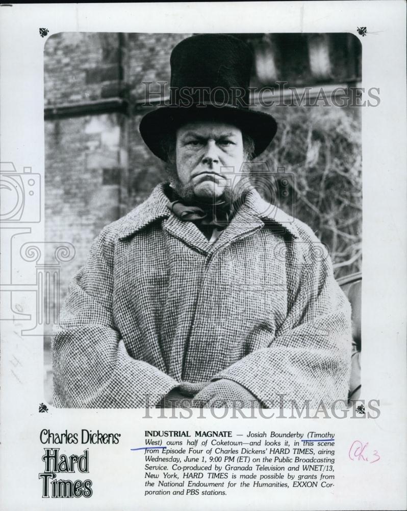 1977 Press Photo Actor Timothy West - RSL65323 - Historic Images