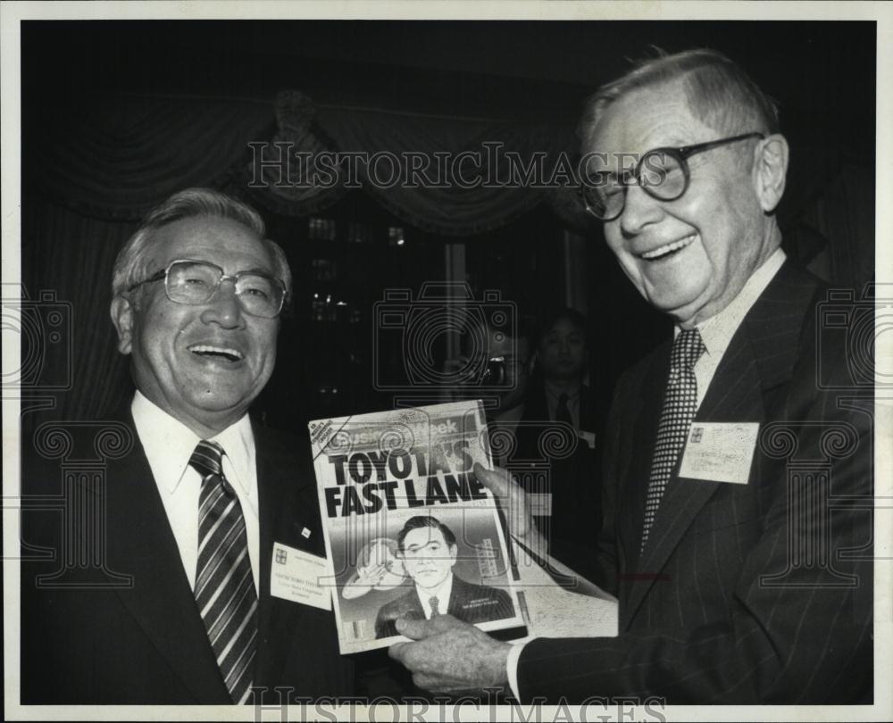 1998 Press Photo Dr Schoichiro Toyoda Vernon Alden - RSL39469 - Historic Images