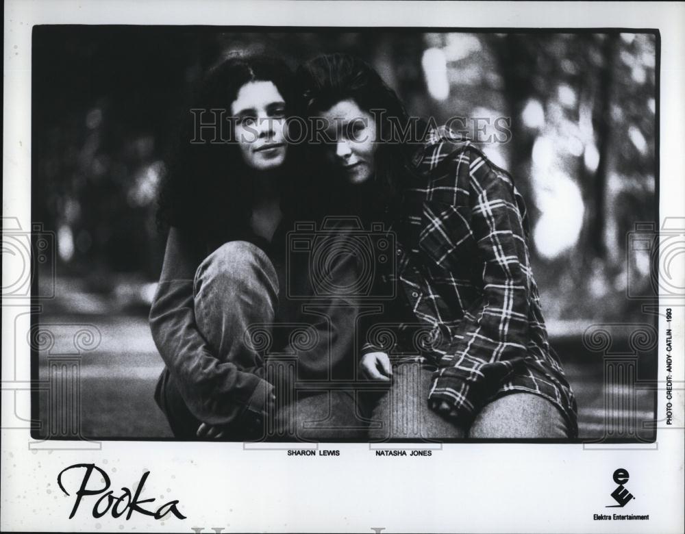 1993 Press Photo Sharon Lewis and Natasha Jones of the band Pooka - RSL86397 - Historic Images