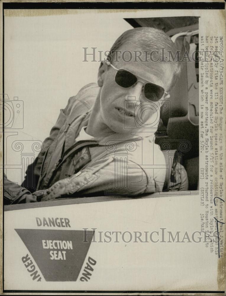 1973 Press Photo Skylab Astronaut Paul Weitz - RSL62037 - Historic Images