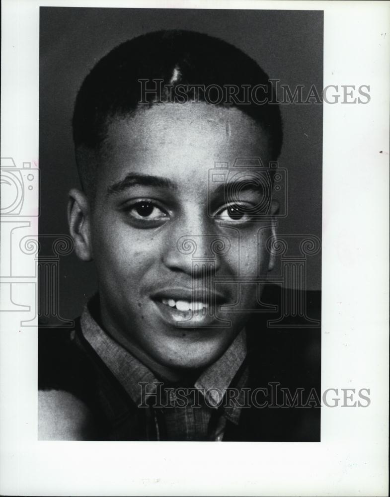 1994 Press Photo Diron Spence Shot in Dorchester Son Policeman Preston Thompson - Historic Images