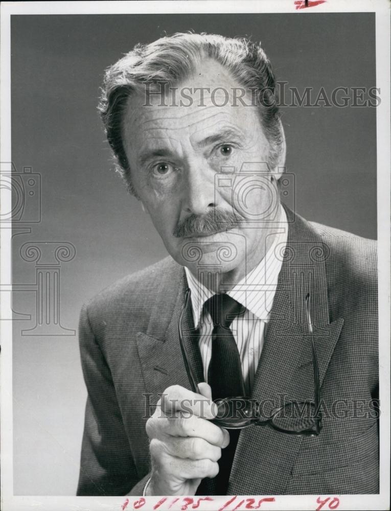 1972 Press Photo Barry Sullivan co-star of Arthur Miller&#39;s &quot;The Price&quot; - Historic Images