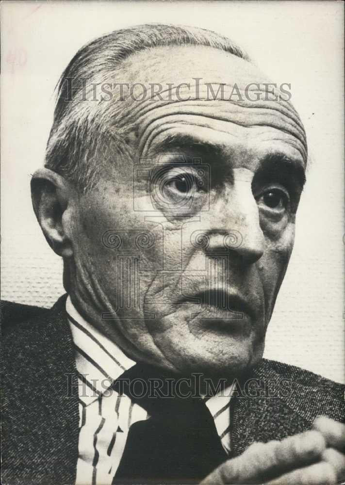 1981 Press Photo Film Producer Rene Clair Death Announcement - Historic Images